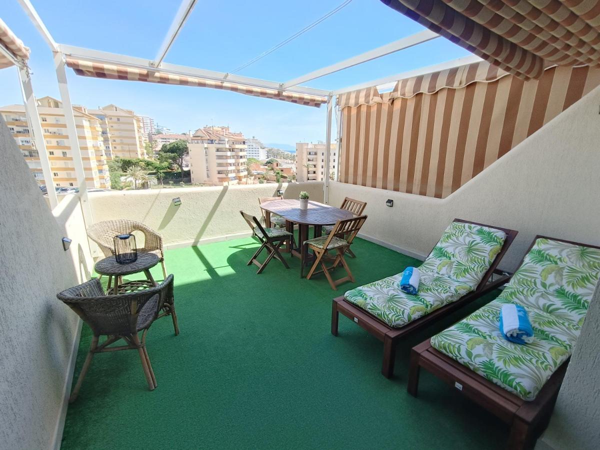 VIVE BENALMÁDENA Estudio Benal Beach 319 Vistas al Mar, Parque Acuático Esterno foto
